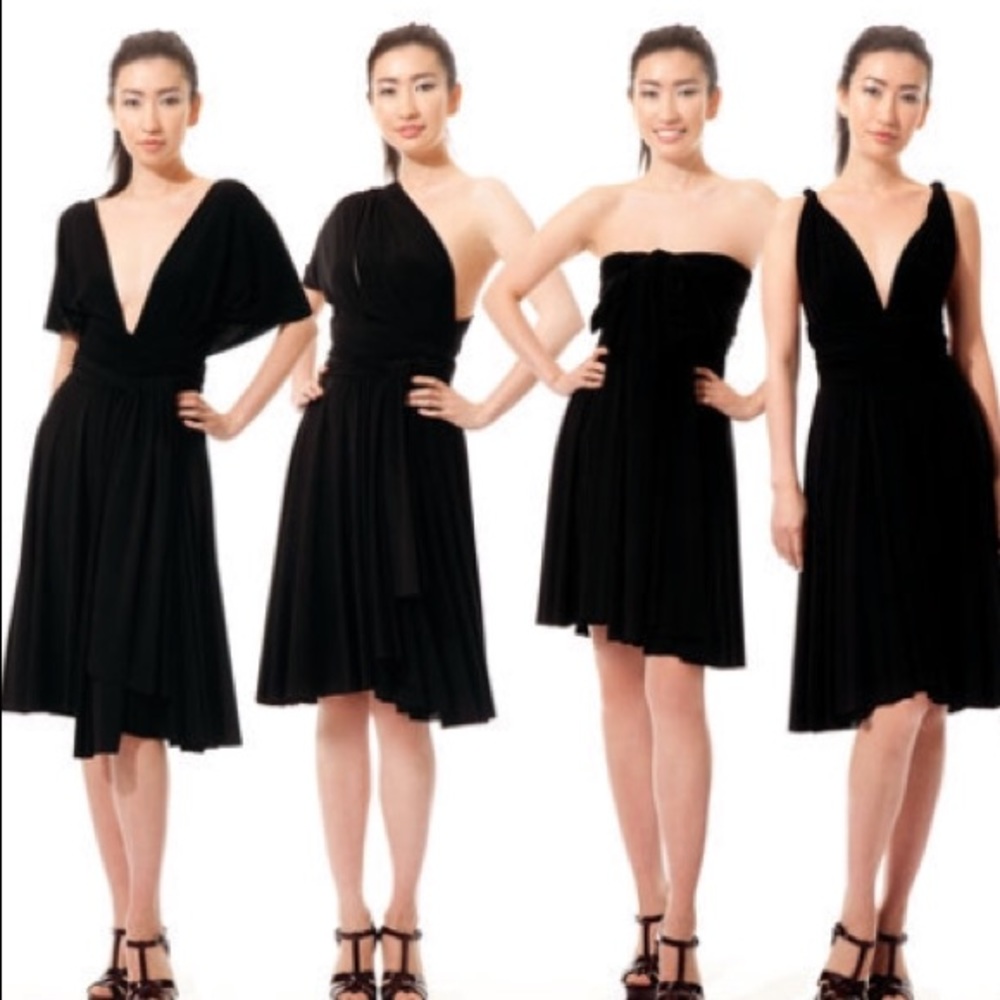 Black 100-ways Dress